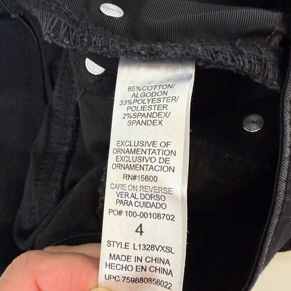 Wit & Wisdom Women's Black Skinny Jeans Stretch Waistband Size 4 - Picture 4 of 11